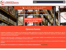 Tablet Screenshot of ccorrugados.com